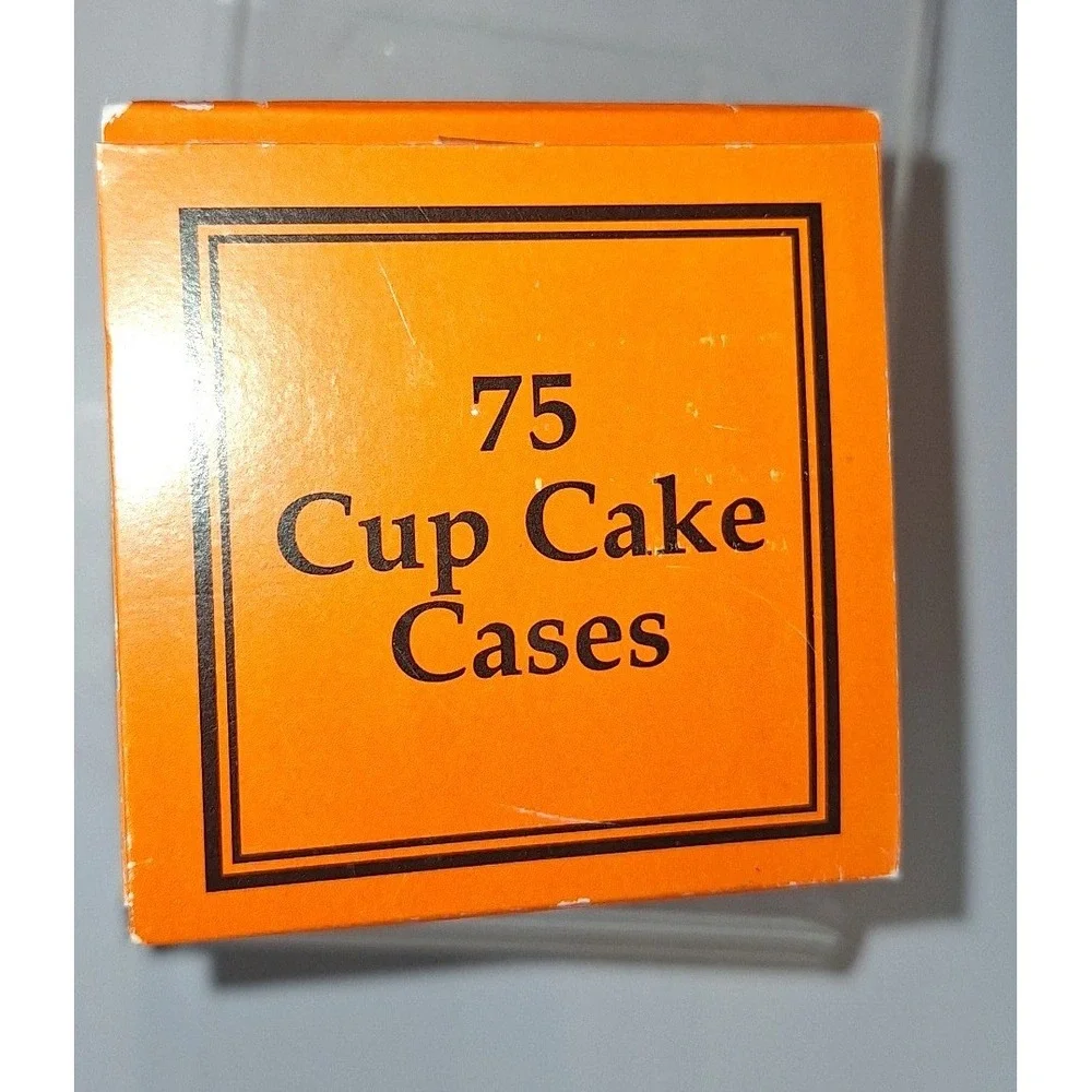 Vintage Amscan Halloween Cupcake Liners 75 Count Pumpkin Happy Halloween 14726